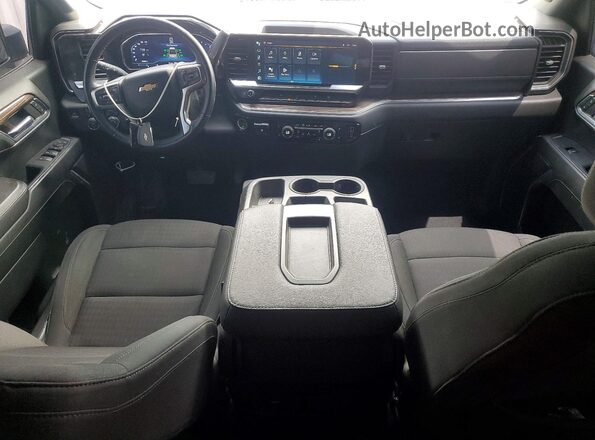 1GCPDDEKXPZ301000 2023 CHEVROLET SILVERADO Black Widok deski rozdzielczej