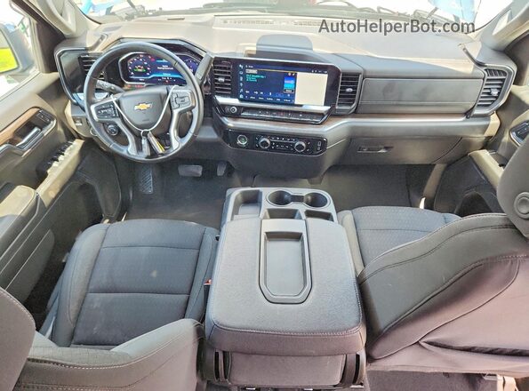 1GCPDKEK2RZ184570 2024 CHEVROLET SILVERADO Blue Вид панелі приладів