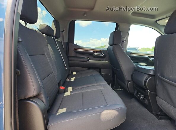 1GCPDKEK2RZ184570 2024 CHEVROLET SILVERADO Blue Вид задніх сидінь