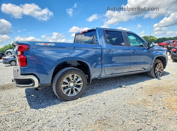 1GCPDKEK2RZ184570 2024 CHEVROLET SILVERADO Blue Задня права чверть
