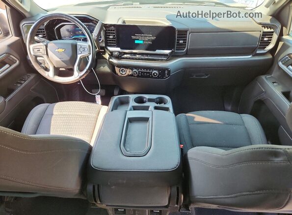 1GCPDKEK4NZ606445 2022 CHEVROLET SILVERADO Blue Vista del salpicadero