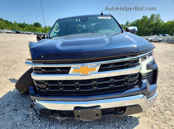 1GCPDKEK4NZ606445 2022 CHEVROLET SILVERADO Blue Vista frontal