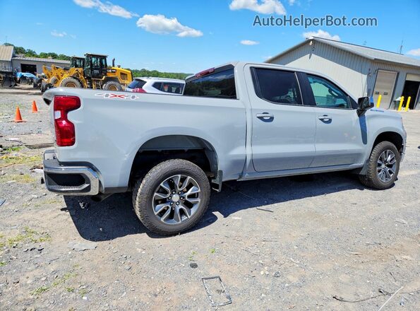 1GCPDKEK4RZ173943 2024 CHEVROLET SILVERADO Gray Հետևի աջ