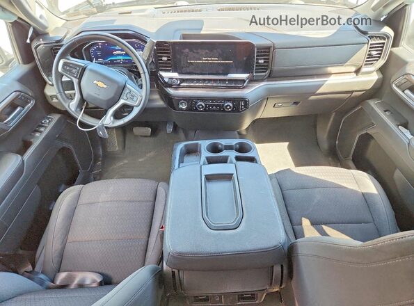 1GCPDKEK4RZ173943 2024 CHEVROLET SILVERADO Gray Առջևի վահանակի տեսք