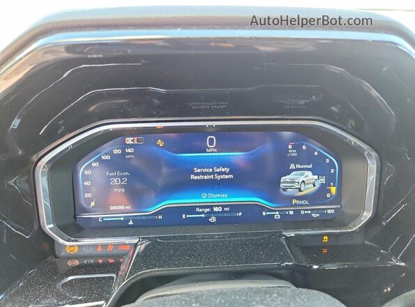 1GCPDKEK4RZ173943 2024 CHEVROLET SILVERADO Gray Սարքավորումների վահանակի տեսք