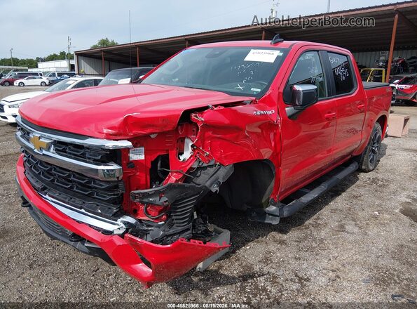 1GCPDKEK6RZ264020 2024 CHEVROLET SILVERADO Red Przód lewy