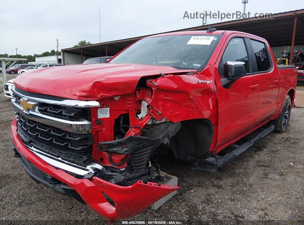 1GCPDKEK6RZ264020 2024 CHEVROLET SILVERADO Red Widok z przodu