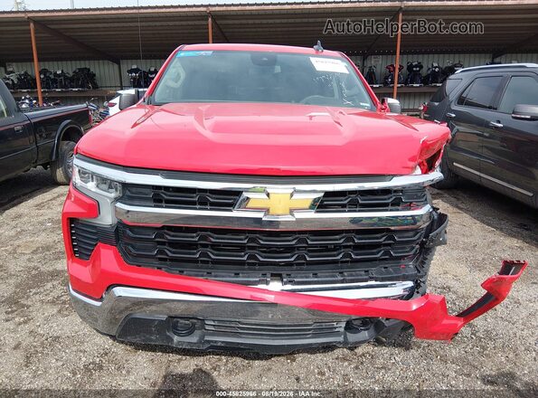 1GCPDKEK6RZ264020 2024 CHEVROLET SILVERADO Red Widok deski rozdzielczej