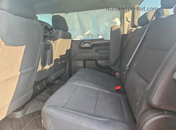 1GCPDKEK8RZ261541 2024 CHEVROLET SILVERADO Silver Rear seats view