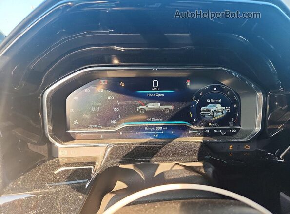 1GCPDKEK8RZ261541 2024 CHEVROLET SILVERADO Silver Instrument cluster view