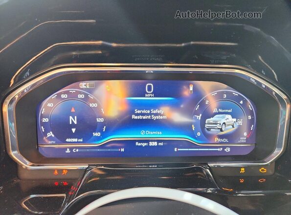1GCPDKEKXRZ216133 2024 CHEVROLET SILVERADO Charcoal Instrument cluster view