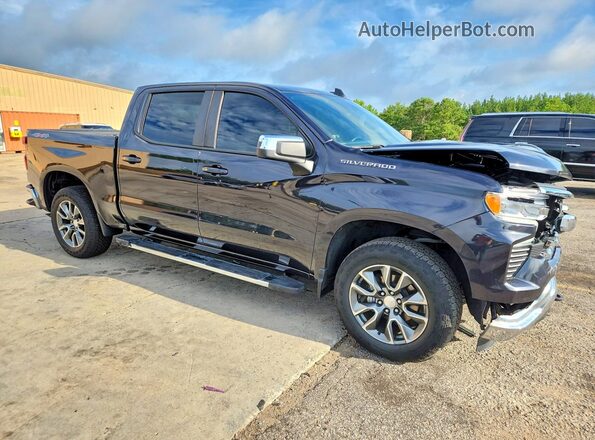 1GCPDKEKXRZ216133 2024 CHEVROLET SILVERADO Charcoal Front right