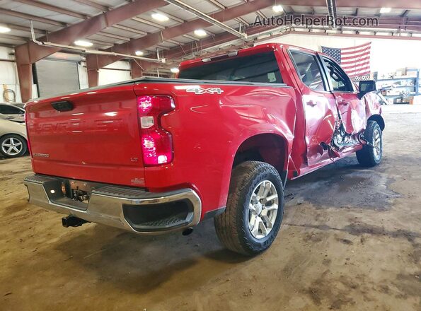 1GCPDKEKXRZ331508 2024 CHEVROLET SILVERADO Красный Задняя правая четверть