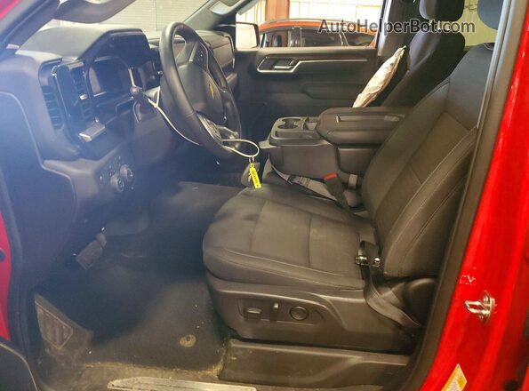 1GCPDKEKXRZ331508 2024 CHEVROLET SILVERADO Красный Вид салона спереди