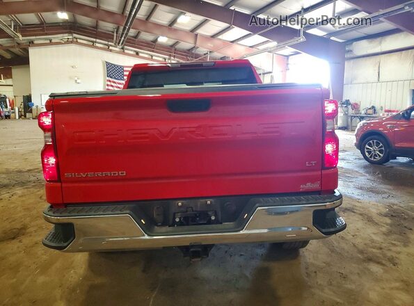 1GCPDKEKXRZ331508 2024 CHEVROLET SILVERADO Красный Вид сзади