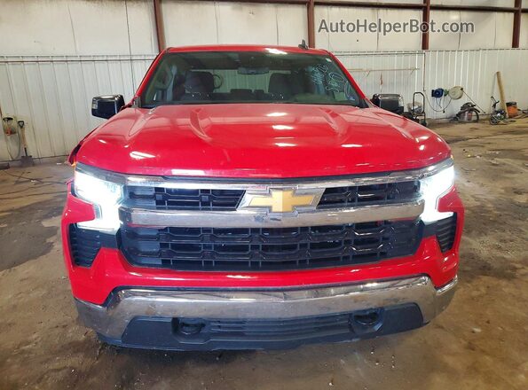 1GCPDKEKXRZ331508 2024 CHEVROLET SILVERADO Красный Вид спереди