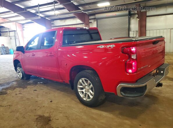 1GCPDKEKXRZ331508 2024 CHEVROLET SILVERADO Красный Задняя левая четверть
