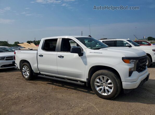 1GCPKBEK0SZ137582 2025 CHEVROLET SILVERADO White Przód prawy