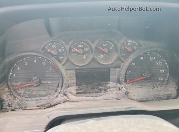 1GCPKBEK0SZ137582 2025 CHEVROLET SILVERADO White Widok zestawu wskaźników