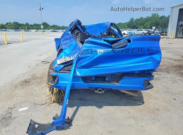 1GCPKBEK0SZ165687 2025 CHEVROLET SILVERADO Blue Widok z tyłu