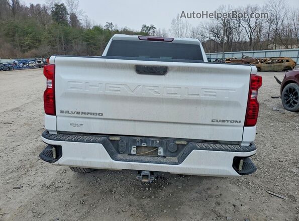 1GCPKBEK7SZ220376 2025 CHEVROLET SILVERADO White უკანა ხედი