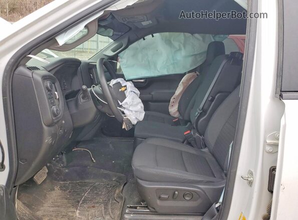 1GCPKBEK7SZ220376 2025 CHEVROLET SILVERADO White წინა სალონის ხედი