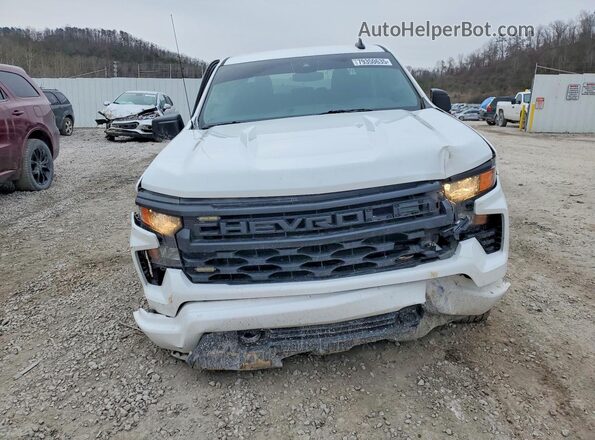 1GCPKBEK7SZ220376 2025 CHEVROLET SILVERADO White წინა ხედი