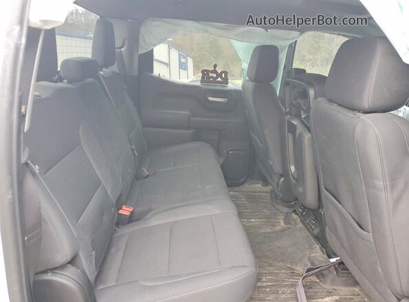 1GCPKBEK7SZ220376 2025 CHEVROLET SILVERADO White უკანა სავარძლების ხედი