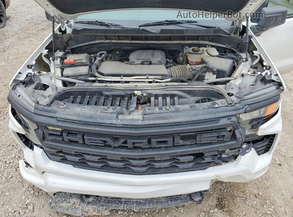 1GCPKBEK7SZ220376 2025 CHEVROLET SILVERADO White უკანა სალონის ხედი
