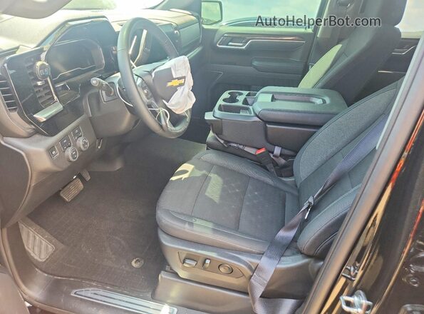 1GCPKKEK5SZ326650 2025 CHEVROLET SILVERADO Black Սալոնի դիմացի տեսք