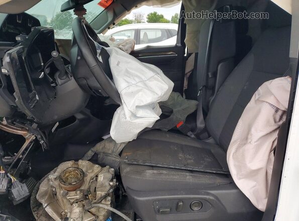 1GCPKWEK0TZ217876 2026 CHEVROLET SILVERADO Белый Вид салона спереди