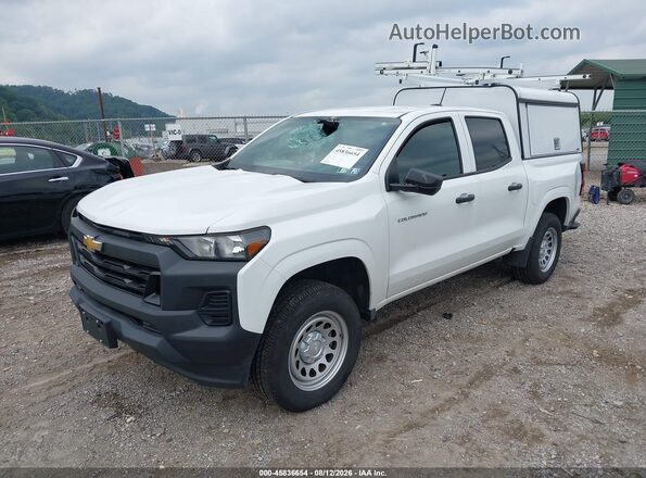1GCPSBEK1S1130218 2025 CHEVROLET COLORADO White Առջևի ձախ երեք քառորդ տեսարան
