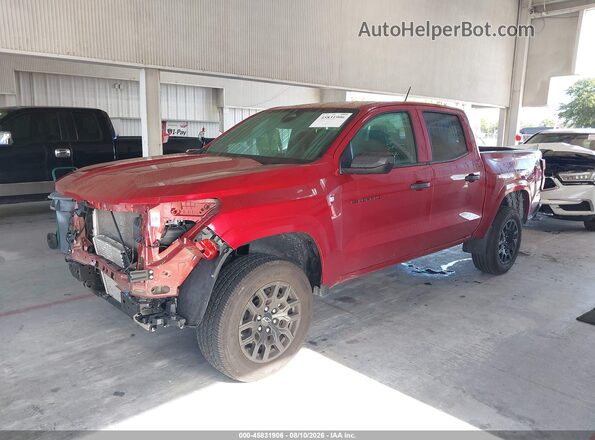 1GCPSBEK1S1172582 2025 CHEVROLET COLORADO Red Առջևի ձախ երեք քառորդ տեսարան