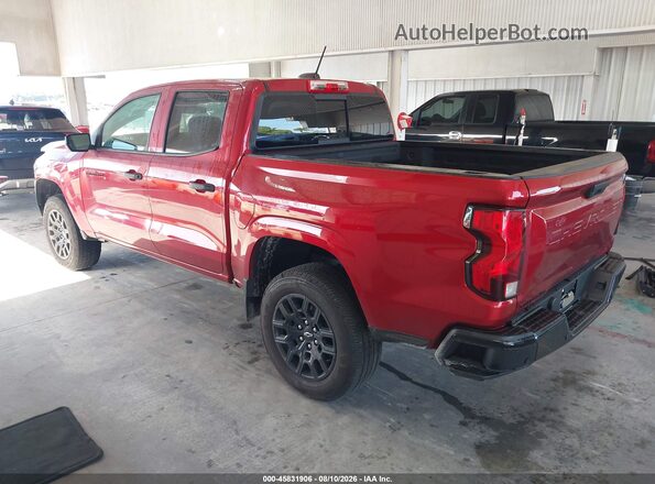 1GCPSBEK1S1172582 2025 CHEVROLET COLORADO Red Հետևի ձախ