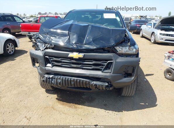 1GCPSBEK1T1186449 2026 CHEVROLET COLORADO Black Front view