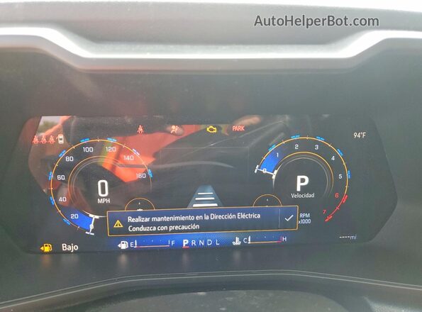 1GCPSBEK4T1120770 2026 CHEVROLET COLORADO Gray Սարքավորումների վահանակի տեսք