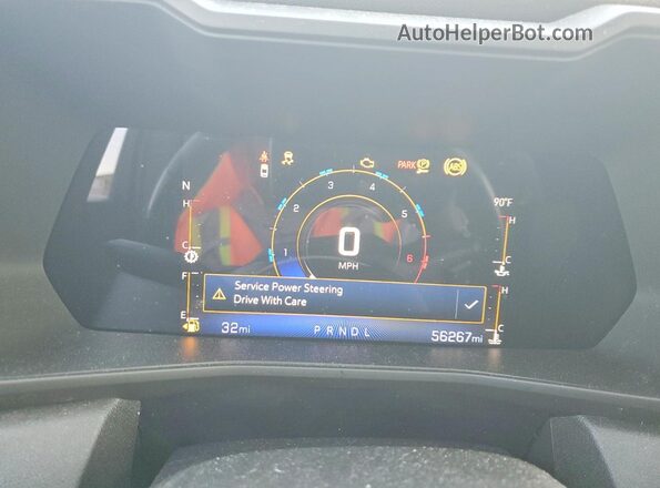 1GCPSBEK7P1149105 2023 CHEVROLET COLORADO Белый Вид щитка приборов