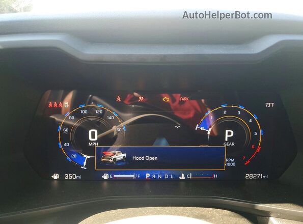 1GCPSBEK9R1171190 2024 CHEVROLET COLORADO White ხელსაწყოთა პანელის ხედი