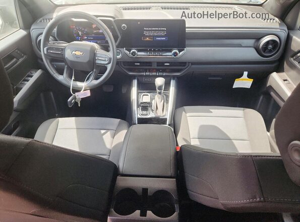 1GCPSBEK9S1148417 2025 CHEVROLET COLORADO White Widok deski rozdzielczej