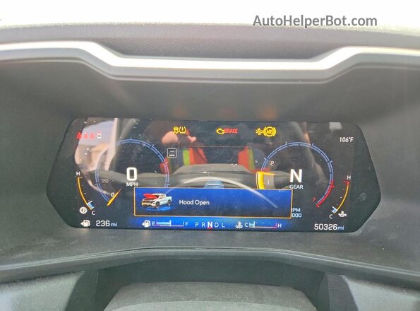 1GCPSBEK9S1149812 2025 CHEVROLET COLORADO White Вид щитка приладів
