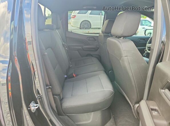 1GCPSBEK9S1174791 2025 CHEVROLET COLORADO Black Rear seats view