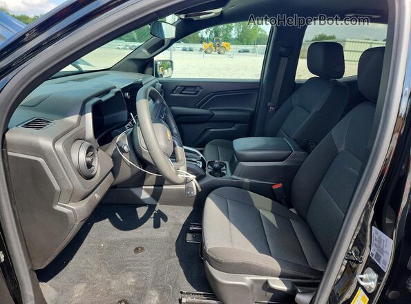 1GCPSBEK9S1174791 2025 CHEVROLET COLORADO Black Front interior view