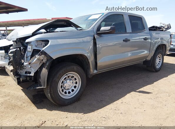 1GCPSBEK9T1166899 2026 CHEVROLET COLORADO Silver წინა მარცხენა ხედი სამი მეოთხედიდან