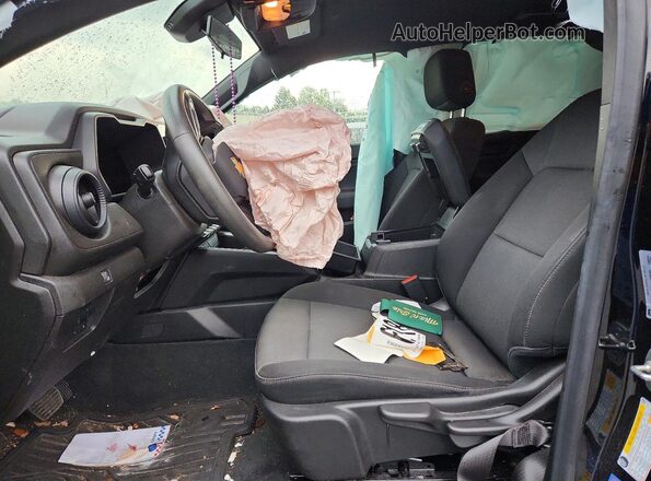1GCPSBEKXS1109691 2025 CHEVROLET COLORADO Black Widok wnętrza z przodu
