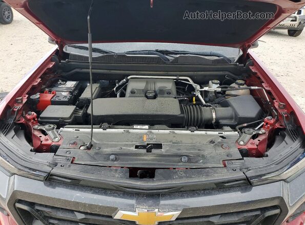 1GCPSCEK2R1215973 2024 CHEVROLET COLORADO Red Widok komory silnika