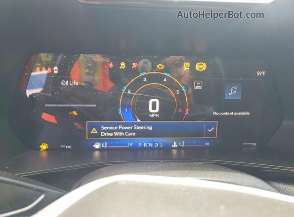 1GCPSCEK4S1165440 2025 CHEVROLET COLORADO Черный Вид щитка приборов
