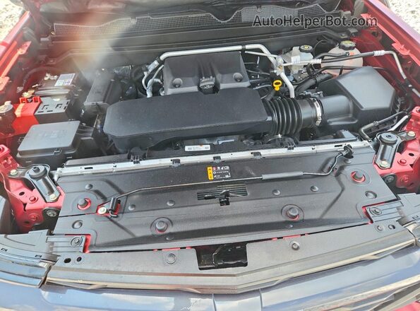 1GCPSCEK4S1195165 2025 CHEVROLET COLORADO Maroon Widok wnętrza z tyłu