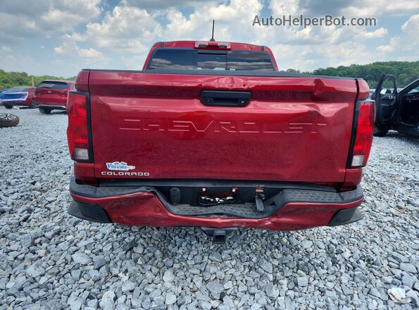 1GCPSCEK4S1195165 2025 CHEVROLET COLORADO Maroon Widok z tyłu