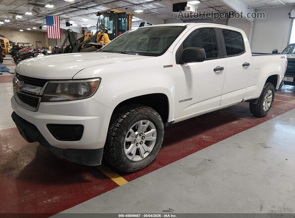 1GCPTBE19H1224554 2017 CHEVROLET COLORADO White Առջևի ձախ երեք քառորդ տեսարան