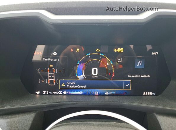 1GCPTBEK6T1120167 2026 CHEVROLET COLORADO Burgundy Widok zestawu wskaźników